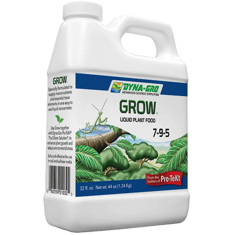 Dyna-Gro 7-9-5 Grow Fertilizer Quart.
