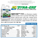 Dyna-Gro 7-9-5 Grow Fertilizer Quart.