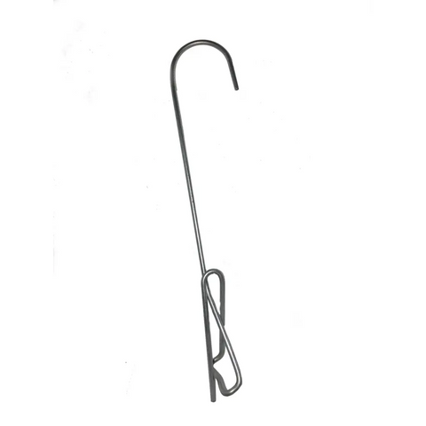 Orchid Nerd 7 inch single clip-on mini pot hanger for orchids and houseplants available in 5 pack and 10 pack for vertical mounting and space-saving display