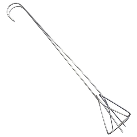 Orchid Nerd 18 inch galvanized double wire clay pot hanger for orchids and large houseplants ideal for hanging from ceilings patios or tree branches