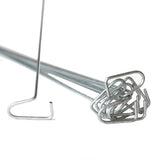 Orchid Nerd metal wire plant support and garden stakes in 11 to 24 inch sizes for supporting orchids lilies and blooming plants with galvanized loop tops