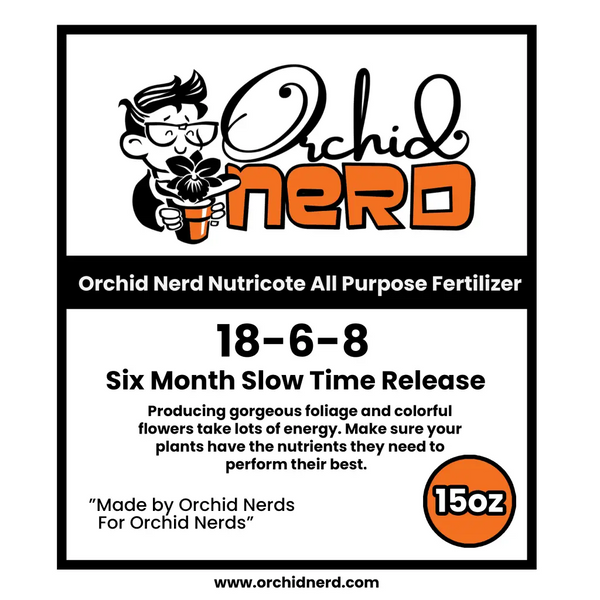 Orchid Nerd Nutricote 18-6-8 Fertilizer – 15 oz | 180 Day Time
