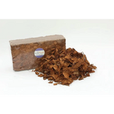 Orchid Nerd ™ Premium Coconut Coir Fiberized Husk Chips in a Brick 500 Grams.