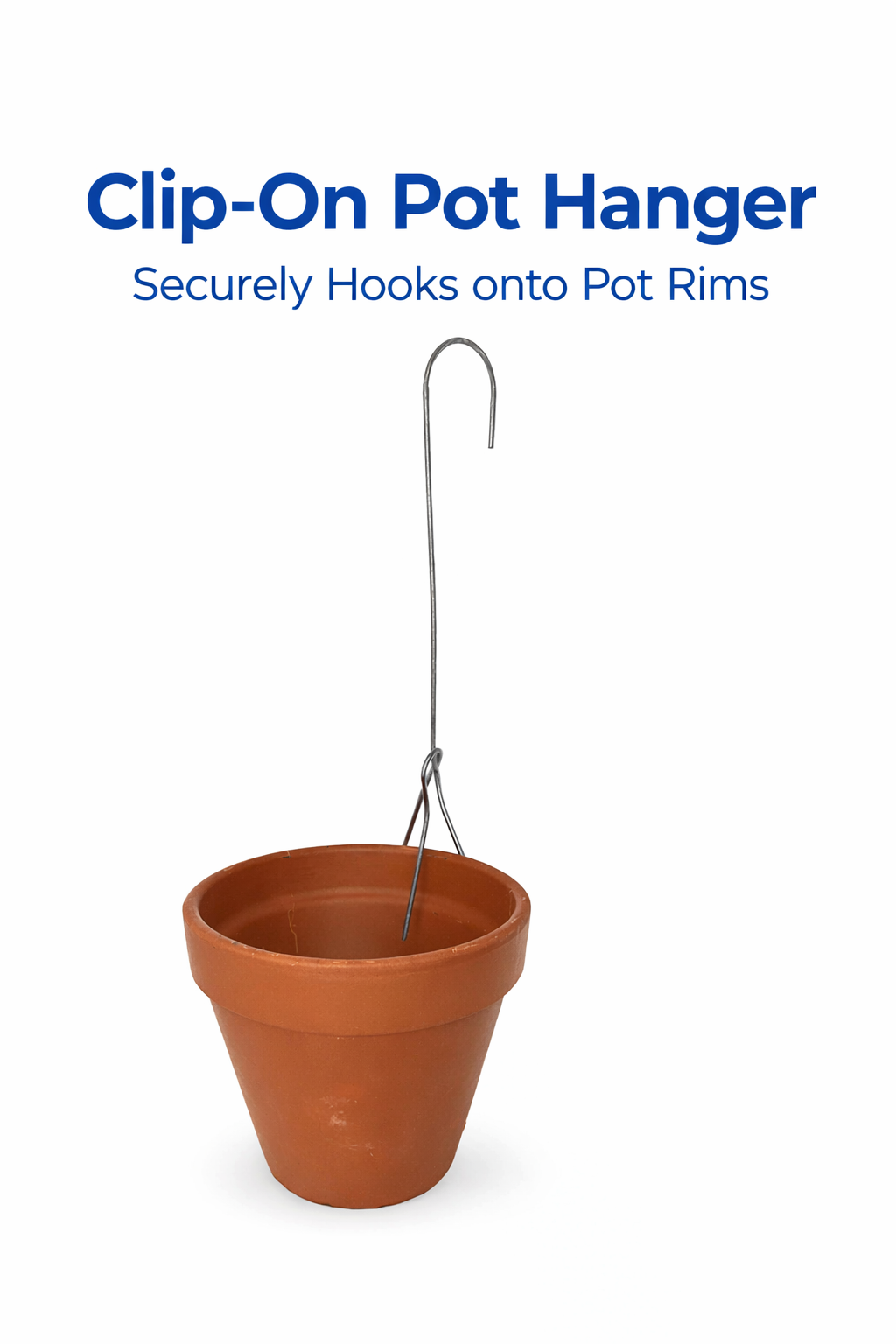 Orchid Nerd 12 Inch Single Clip-on Pot Hanger – 5 Pack