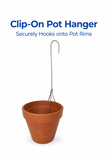 Orchid Nerd 12 Inch Single Clip-on Pot Hanger – 5 Pack