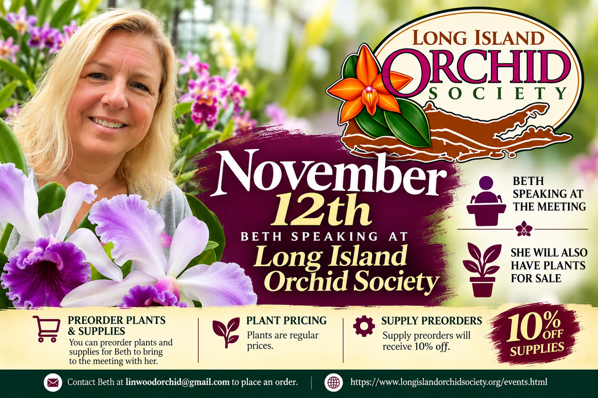Beth at Long Island Orchid Society | Waldor Orchids