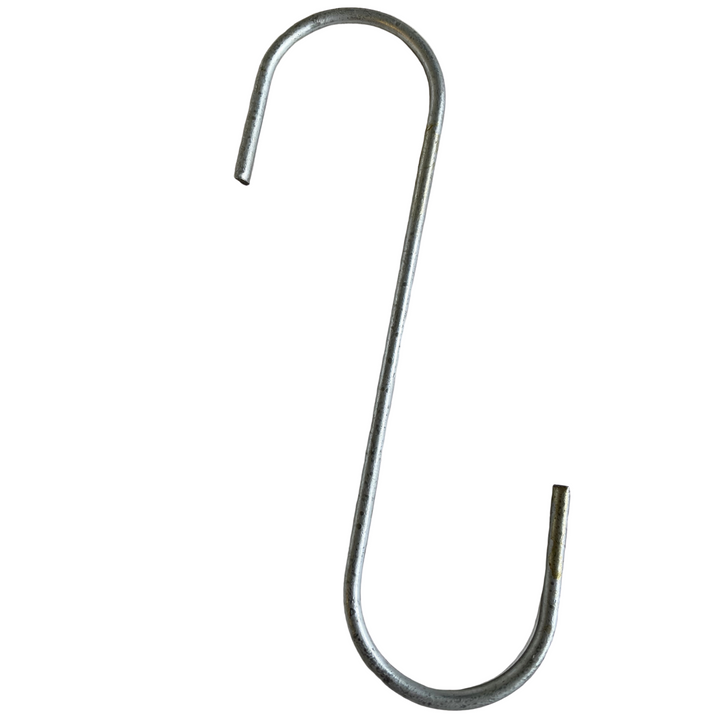 Orchid Nerd galvanized s hooks available in 6 inch 12 inch and 24 inch sizes for hanging orchid Pot, s baskets and bird feeders in greenhouses and gardens