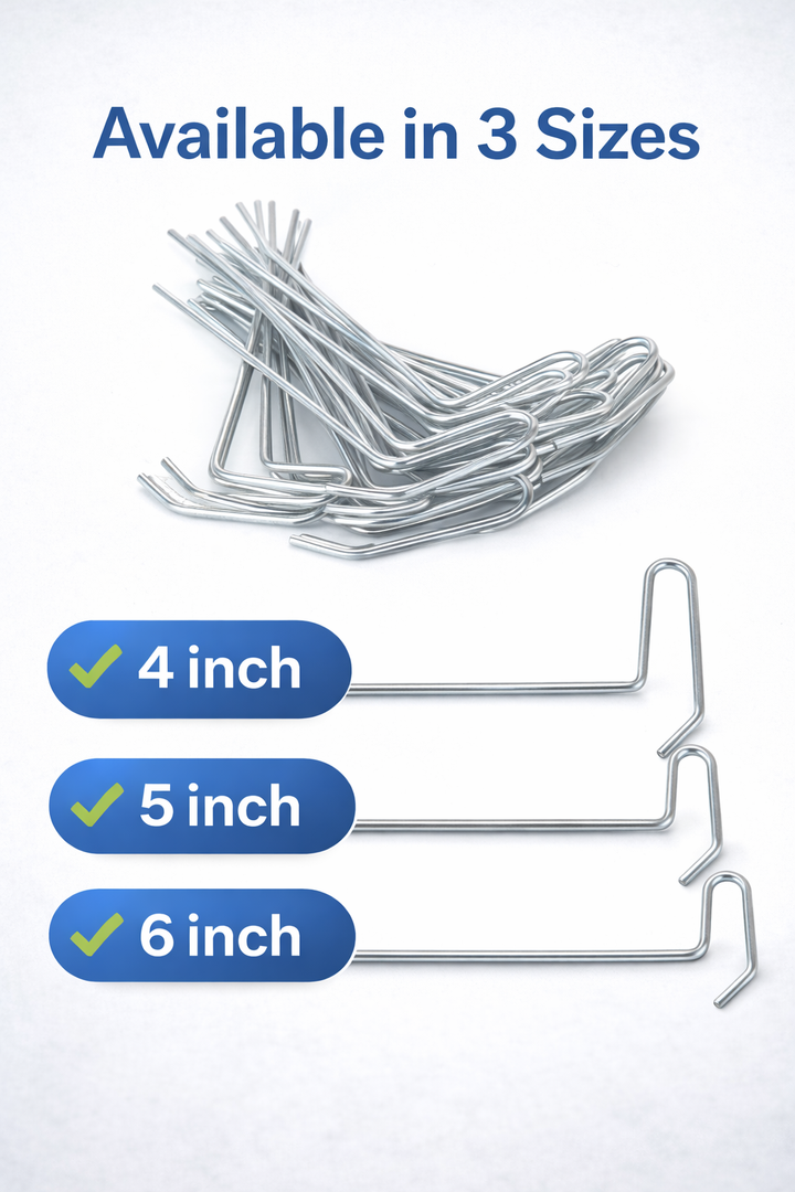 Orchid Nerd Galvanized Metal Rhizome Clips – 10 Pack, 25 Pack, or 30 Pack Variety