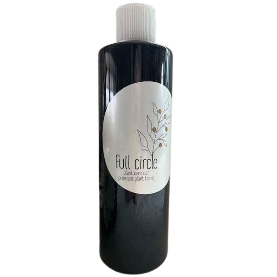 Full Circle plant tonic bottle with premium liquid fertilizer for indoor and outdoor 