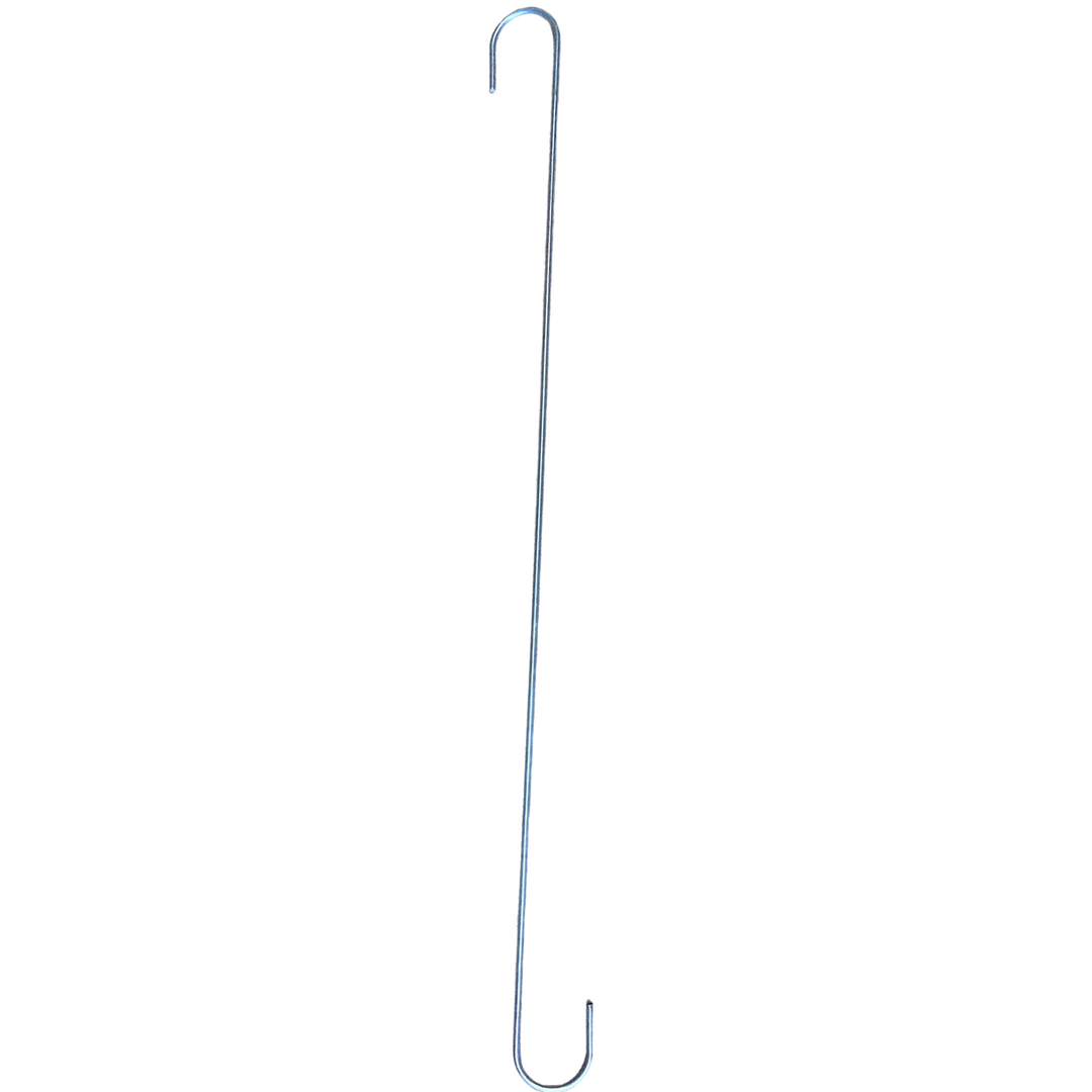 Orchid Nerd galvanized s hooks available in 6 inch 12 inch and 24 inch sizes for hanging orchid Pot, s baskets and bird feeders in greenhouses and gardens