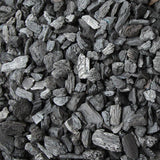 Orchid Nerd hardwood horticultural charcoal #4 medium grade 2 cubic foot box for orchids and tropical plants, ideal for drainage and root health. Upclose Shot