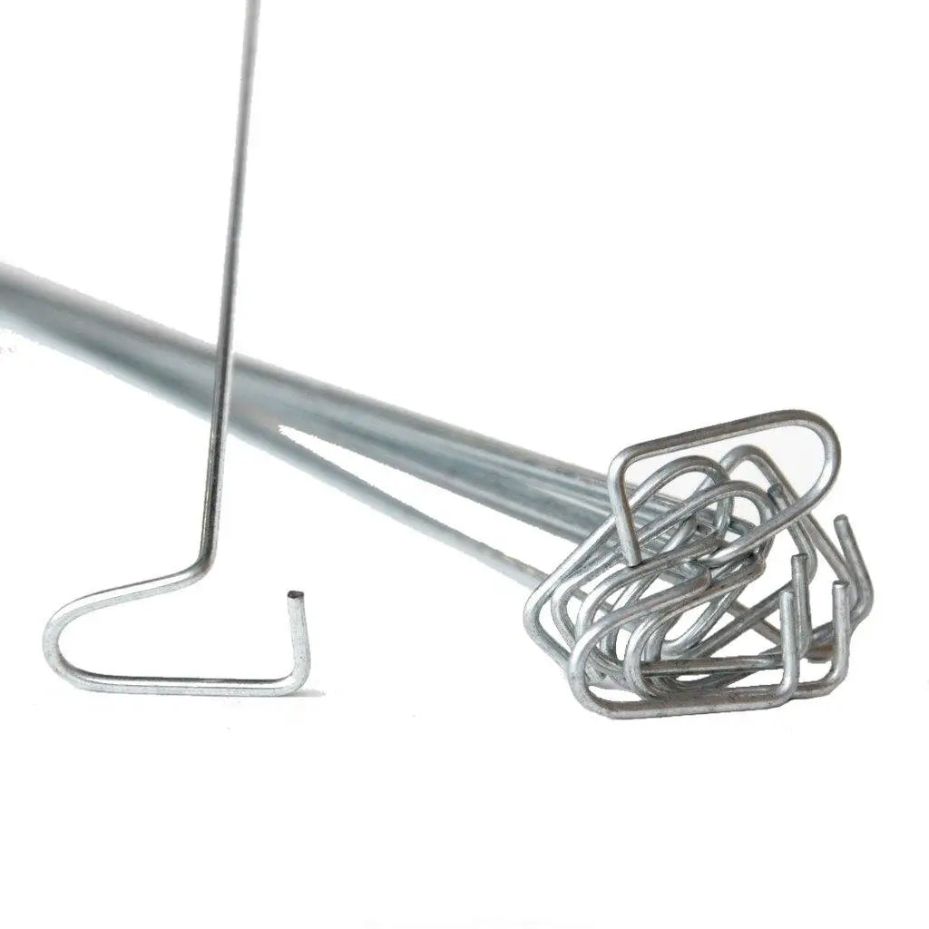 Orchid Nerd metal wire plant support and garden stakes in 11 to 24 inch sizes for supporting orchids lilies and blooming  with galvanized loop tops