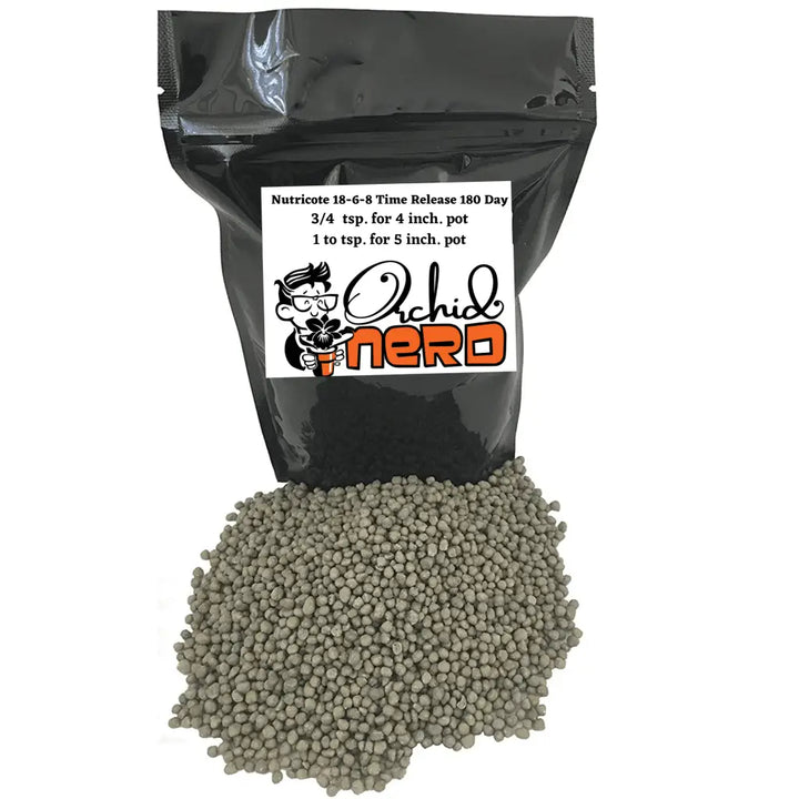 Orchid Nerd ™ Nutricote 18-6-8 All Purpose Slow Time Release Fertilizer 180 Day 13 ounces.