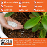 14-14-14 Osmocote Fertilizer used on Aferican Violets, orchids, Hostas, Tropicals, Ferns, Azaleas, Bonsai, Roses, Annuals