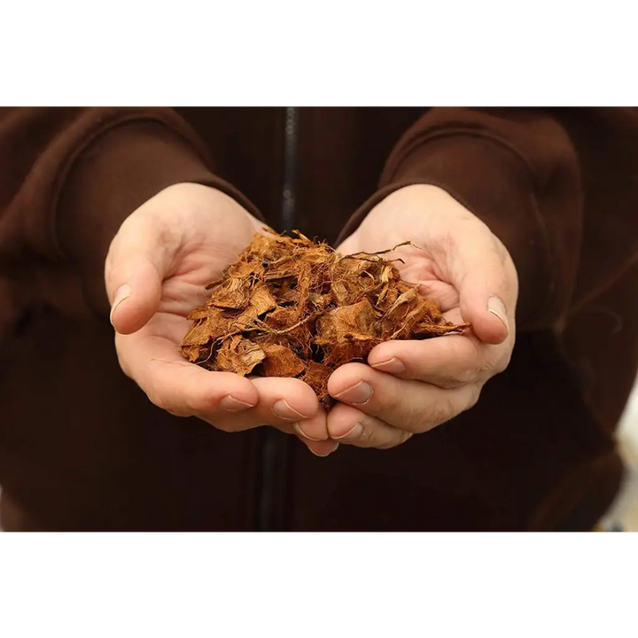Orchid Nerd ™ Premium Coconut Coir Fiberized Husk Chips in a Brick 500 Grams.