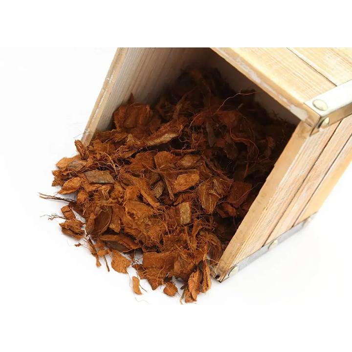 Orchid Nerd ™ Premium Coconut Coir Fiberized Husk Chips in a Brick 500 Grams.
