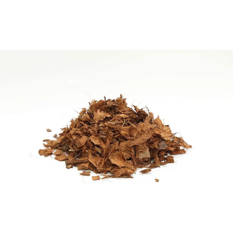 Orchid Nerd premium coconut husk chips 500g brick for orchids and tropical plants, medium cut ¼" to ⅝" for moisture retention and aeration.