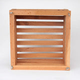 Square Wooden Basket 10 inch.