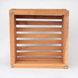 Square Wooden Basket 8 inch.